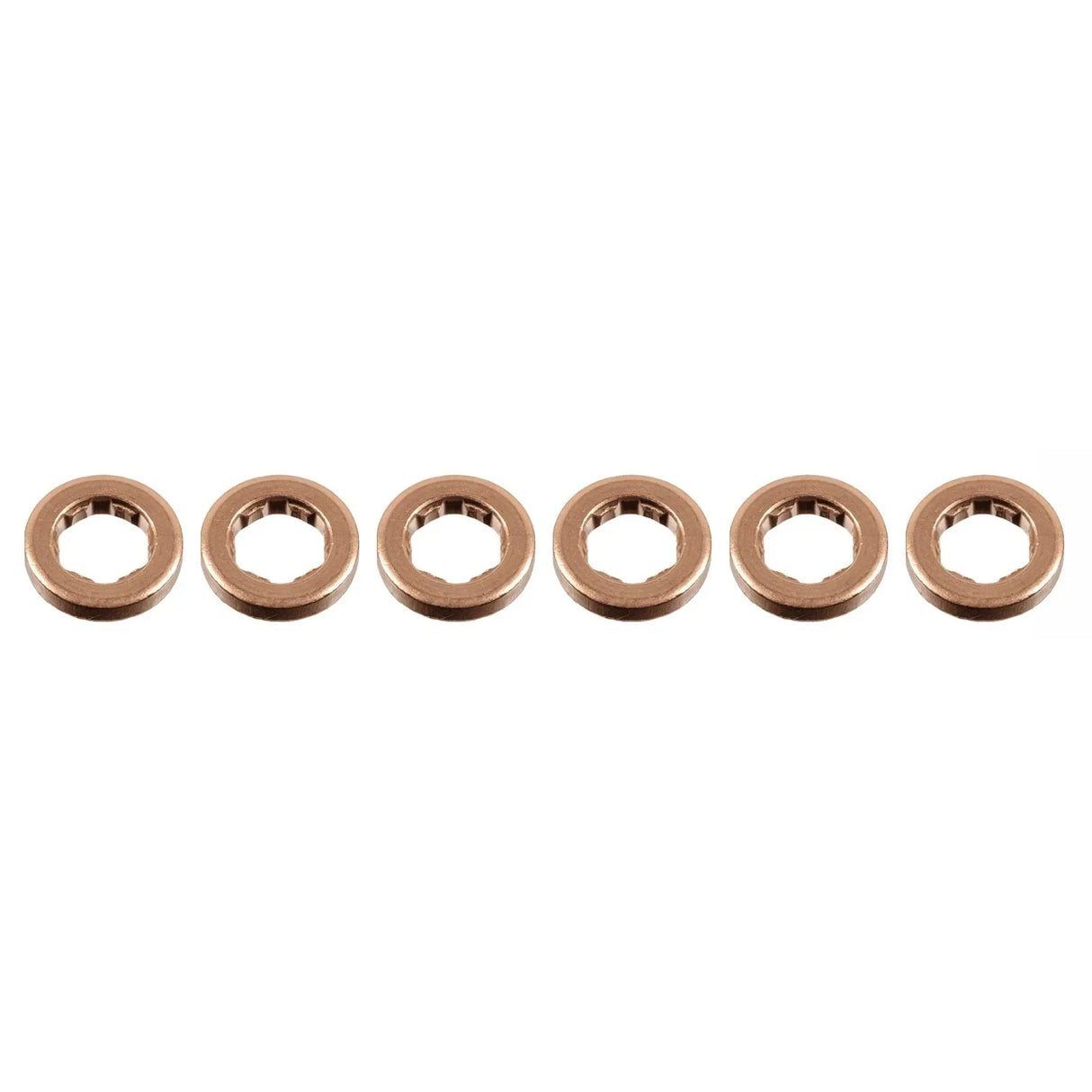 6x Kupfer Injektor Dichtring 13x7,7x2,5 mm – Injektor Dichtung