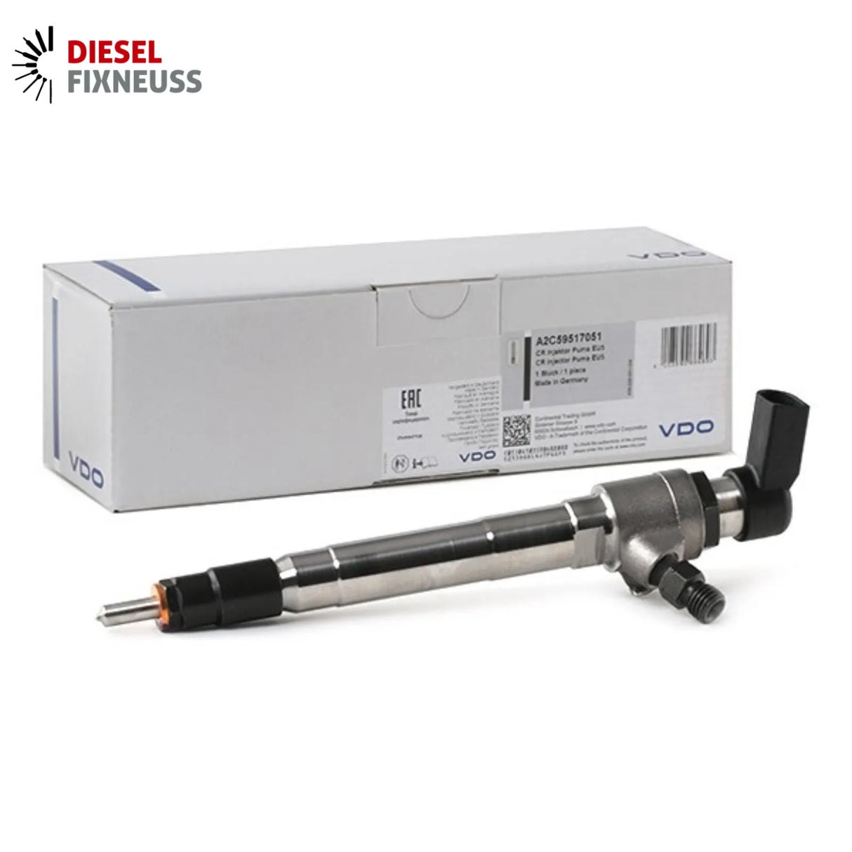 Original VDO Injektor BK2Q-9K546-AG / A2C59517051 - Neu für 2.2 TDCi/HDi