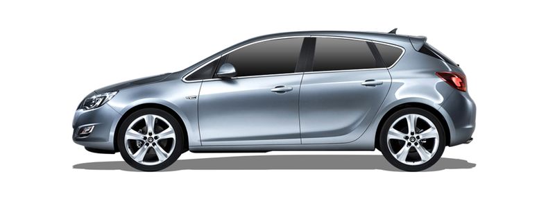OPEL ASTRA J Einspritzdusen