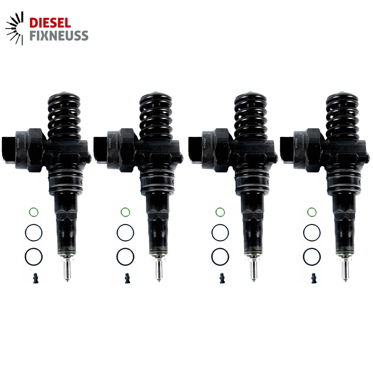 4x Bosch Pumpe Düse Einheit PDE 0414720007 045130079X 038130073F VAG 1,9TDi ATJ