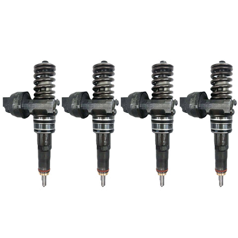 4xEinspritzdüse Injektor PumpeDüse Einheit VW AUDI 1,9 TDI 0414720039 0986441557