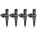 4x Volkswagen Golf V 1K 1,9 77 KW Iniettore 0414720313