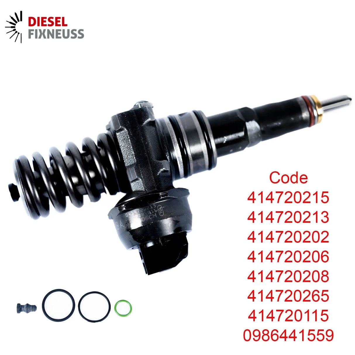 4x Pumpe Düse Einheit Einspritzdüse 0414720215 AUDI SEAT SKODA VW 0414720202