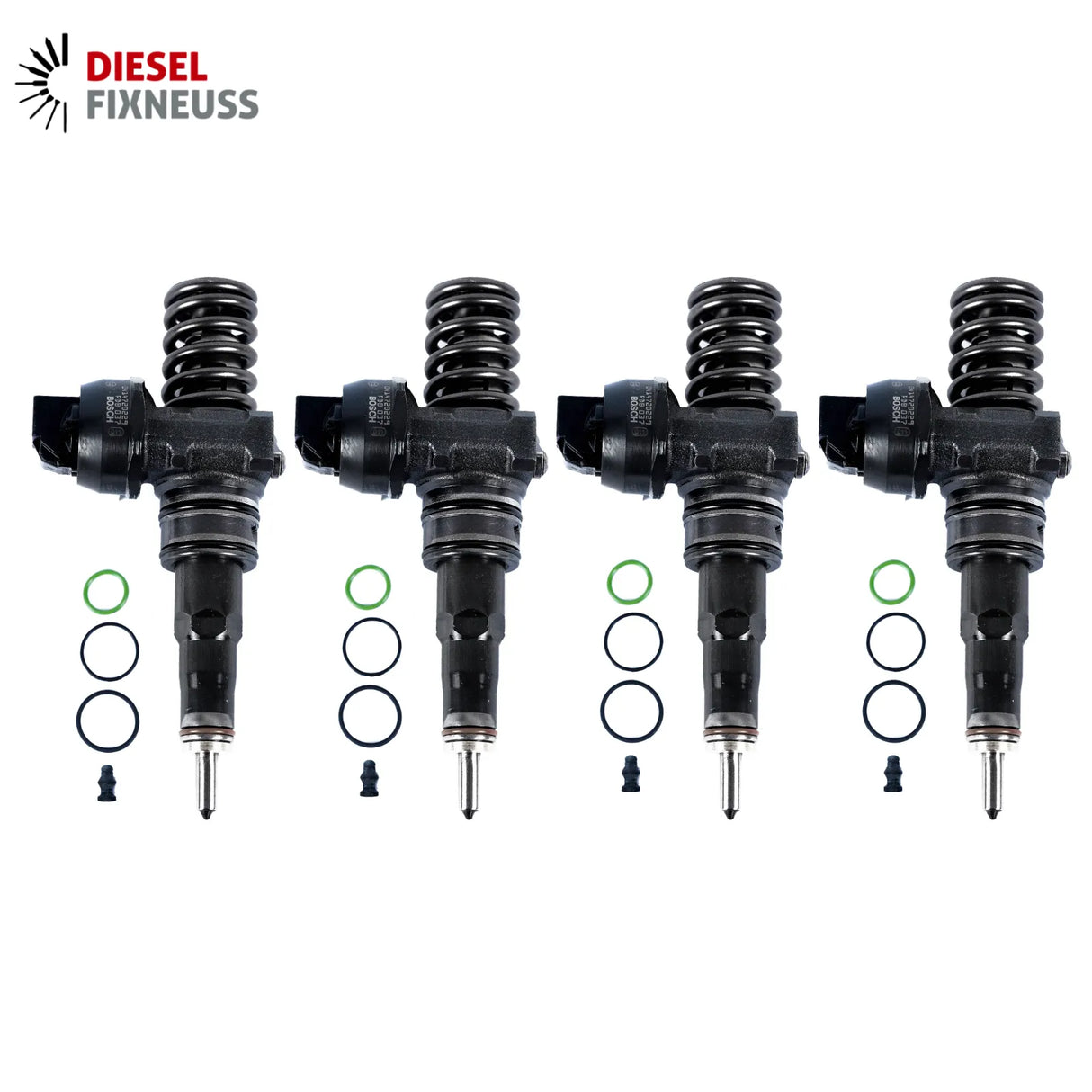 4x Ugello pompa Audi Seat Skoda VW 1.9 2.0 TDI 103 kW 038130073BJ 0414720279