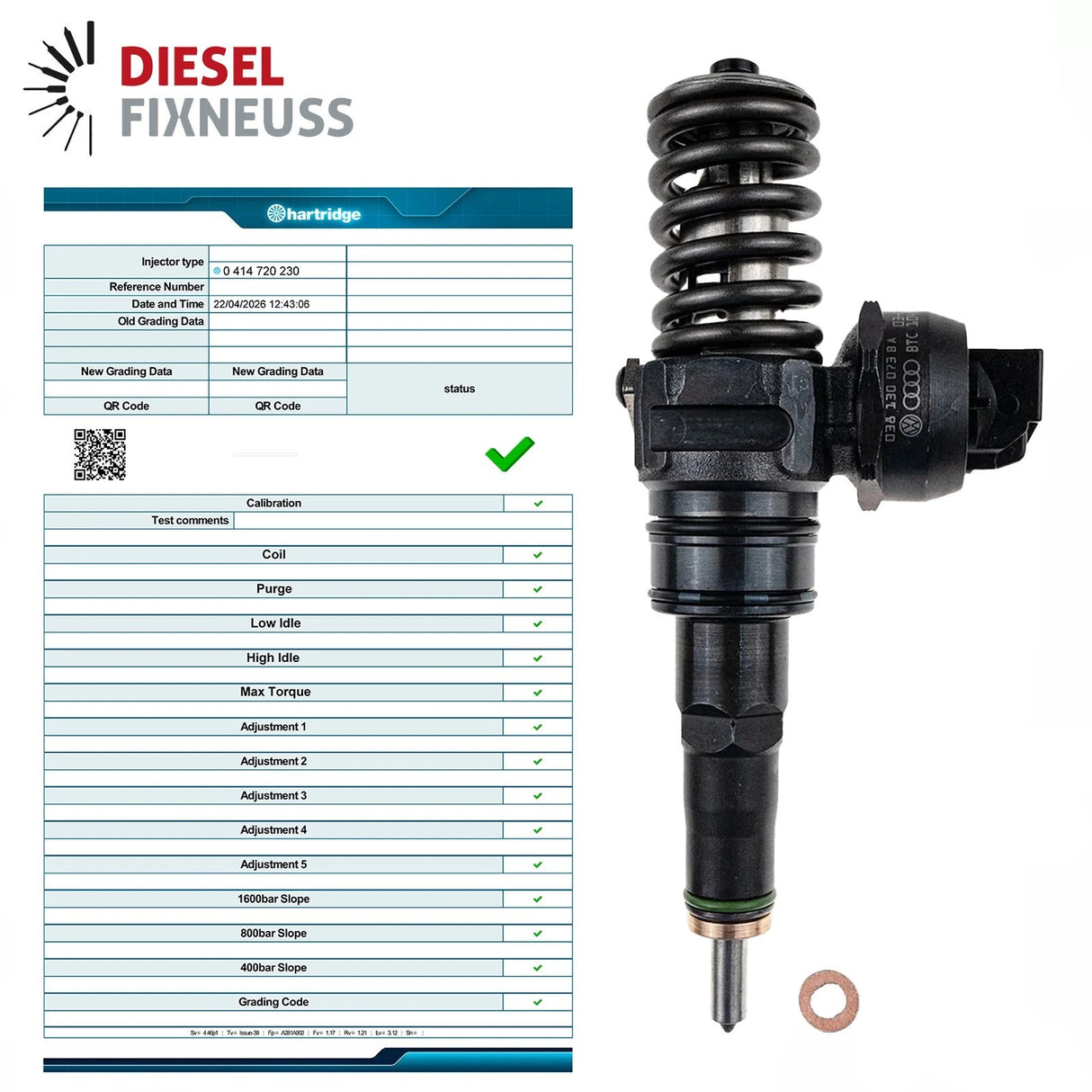 0414720230 Bosch Pumpe Düse Audi A4 B6 Skoda Superb 1.9 TDI 038130073BH