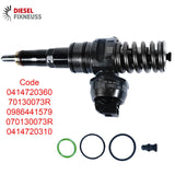VW T5 TOUAREG 2.5 TDi BNZ 5x PUMPEDÜSE ELEMENT 070130073R 070130073RX 0414720310