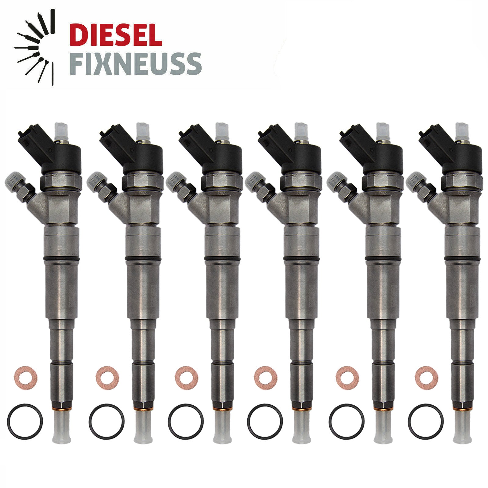 6 x Injecteur Diesel Bosch BMW 330d E46 530d E39 X5 0445110047 Buse d'injection