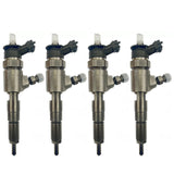 4x Bosch 0445110252, genuine Bosch injector for Citroën and Peugeot 1.4 HDi engines. Compatible with C2, C3, 206, 207 and Bipper models. High performance diesel injection solution.Professional solution for reliable engine performance!