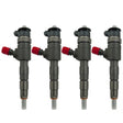 4x Einspritzdüse Injektor Bosch 0445110340 Peugeot 207 Citroen Ford 1.6 HDi/TDCi