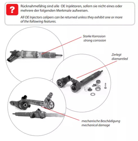 4x Einspritzdüse 0445110473 1,6TDI 04L130277AD VW Audi Passat Golf Skoda