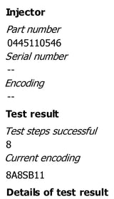 Injektor Renault 1.6 dCi R9M 16607885R 0445110546