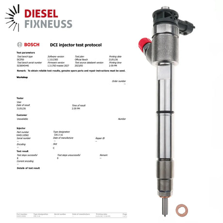 Injektor Einspritzdüse BOSCH 0445110582 33800-2F600 HYUNDAI KIA 2.0