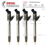 4x Einspritzdüsen 0445110955 9828959880 JX6Q-9F593-AB CITROËN PEUGEOT FORD 1.5