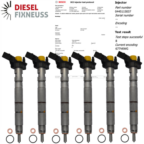 Einspritzdüse Satz 6x 3,0 TDI 2,7 059130277 AP Audi VW TDI Düse