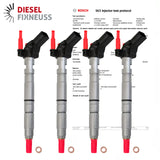 4x Bosch Einspritzdüse 0445115058 Injektor Audi A4 A5 3.0 TDI A8 Q7 4.2 0986435364
