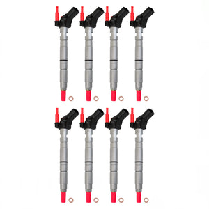8x Inyector de combustible Bosch 0445115058 Inyector Audi A4 A5 3.0 TDI A8 Q7 0986435364