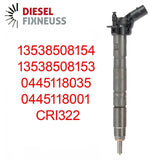 Injektor BOSCH BMW 0445118001 13538508153 13538503153 550d 750d N57D30 381PS