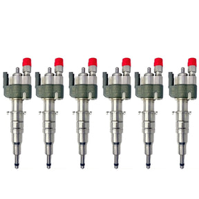 6x Fuel Injector BMW 1/3/5 Series | Part No: 13537589048-08/13537565138 Benzin | Compatible with N45/N43/N53 Engines | Includes Copper Ring, O-Ring, Test Report | 1-Year Unlimited Mileage Warranty