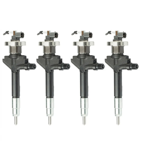 4x Denso Injectors 13H50A for Mazda 6 and MPV with 2.0 Di engines (2002-2007) including test report. Compatible with both 89kW and 100kW power versions, OE number 095000-5031.