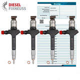 4x Einspritzdüse TOYOTA COROLLA Verso 2.2 D-4D 23670-0R020