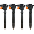 4x Delphi Einspritzdüse Injektor 28317158 HRD385 320/06881 passend für JCB (L80)
