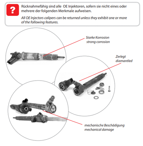 4x Injektor Einspritzdüse VW AUDI 2,0 TDI 03L130277J/Q 0445110369 0445110647