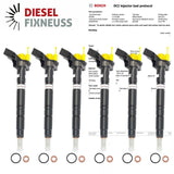 Audi 6 x 0445116022 059130277AM 0445116015 VW 2,7- 3.0 TDI Einspritzdüsen