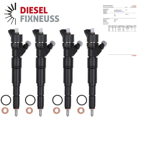 4xEINSPRITZDÜSE LandRover Freelander 2,0 Td4 82/80kw 0445110049 7785983 injector