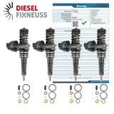 4x Pumpe-Düse-Einheit VW Audi Seat Skoda 1.9TDI 130bhp ATD PD AUY AXR 0414720037