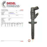 4x Bosch Injektor Einspritzdüse Renault Espace IV Laguna 2.2 DCi 0445110084