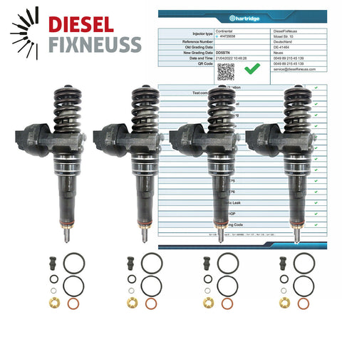 4xBosch Injektor Pumpe Düse Einheit PDE 038130073AK VW Sharan 1,9TDi 0414720038