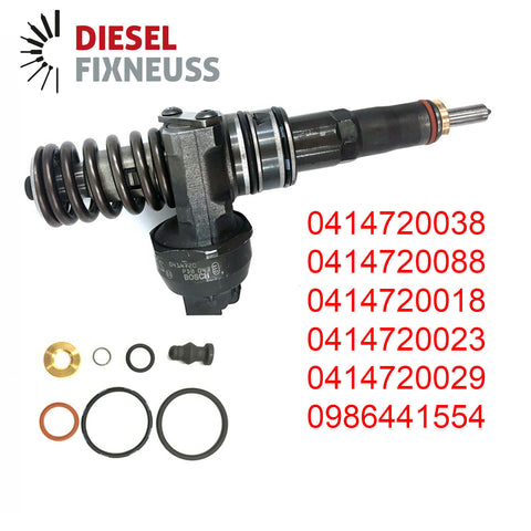 4X FORD GALAXY MK2 SHARAN ALHAMBRA 1.9 TDI INJECTOR BOSCH 0414720038 038130073AK