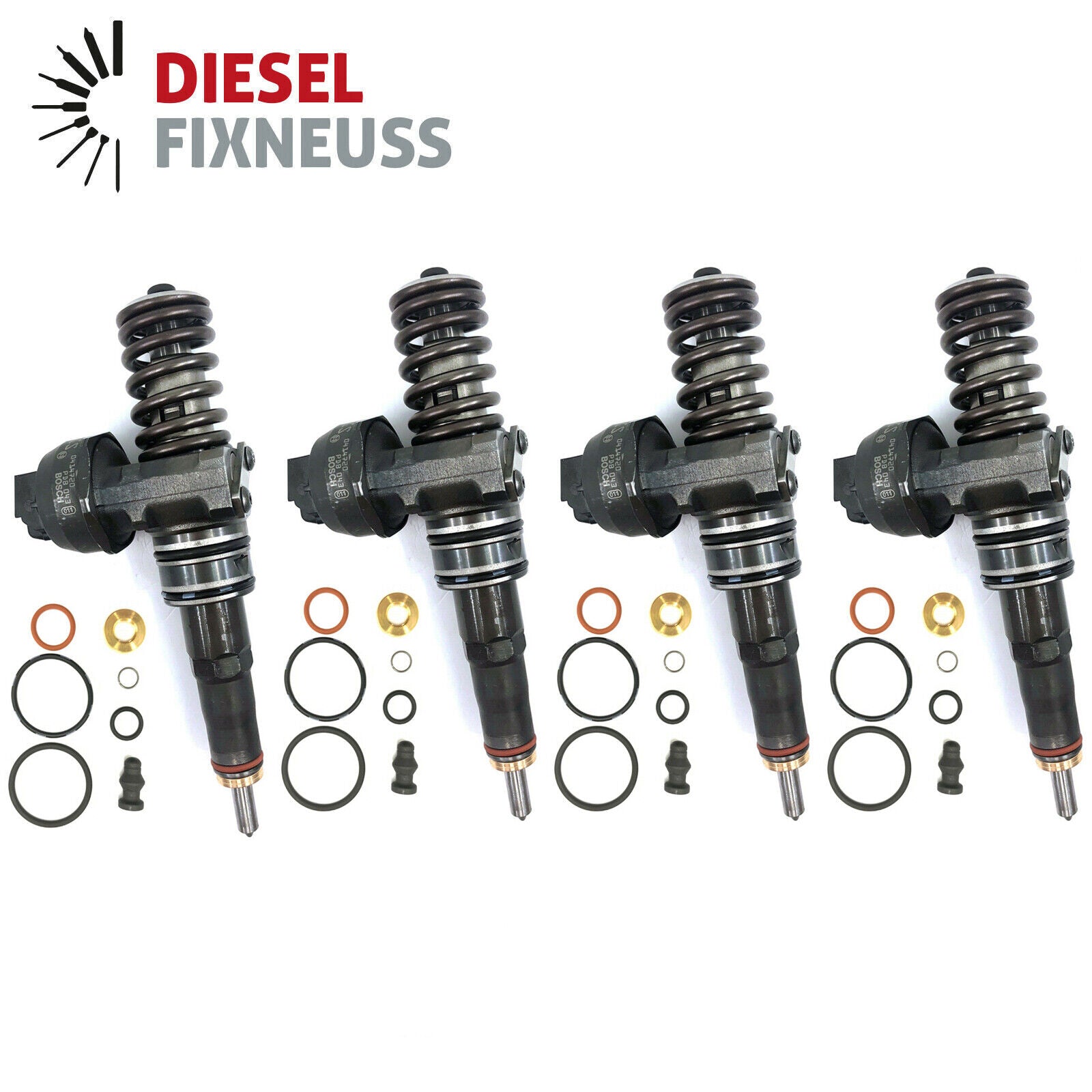 4x Pumpedüse Pumpe Düse Einheit VW Bosch 0414720309 07Z130073N 07Z130073NX