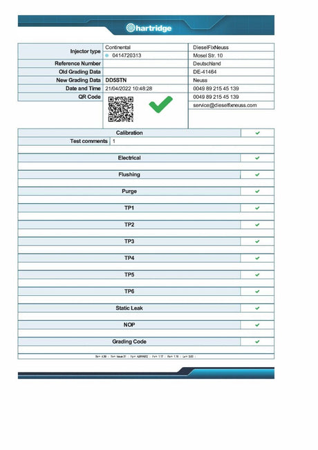 VW X X Audi Seat 1,9 Tdi Injecteur Gicleur de la Pompe 0414720307 038130073BN