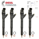 4 x Einspritzdüse 0445110092 Injektor Injector Injecteur Kia Sorento 2,5 CRDi