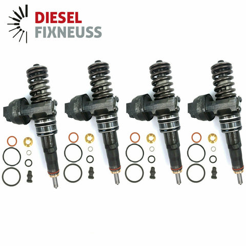 4x Injektor Einspritzdüse Pumpedüse 0986441577 Audi VW 1.9 TDI 116 PS 0414720314