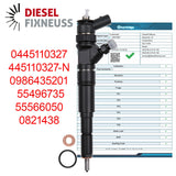 4x Injektor Einspritzdüse Opel Astra Insignia Zafira 2.0 CDTI Bosch 0445110327 