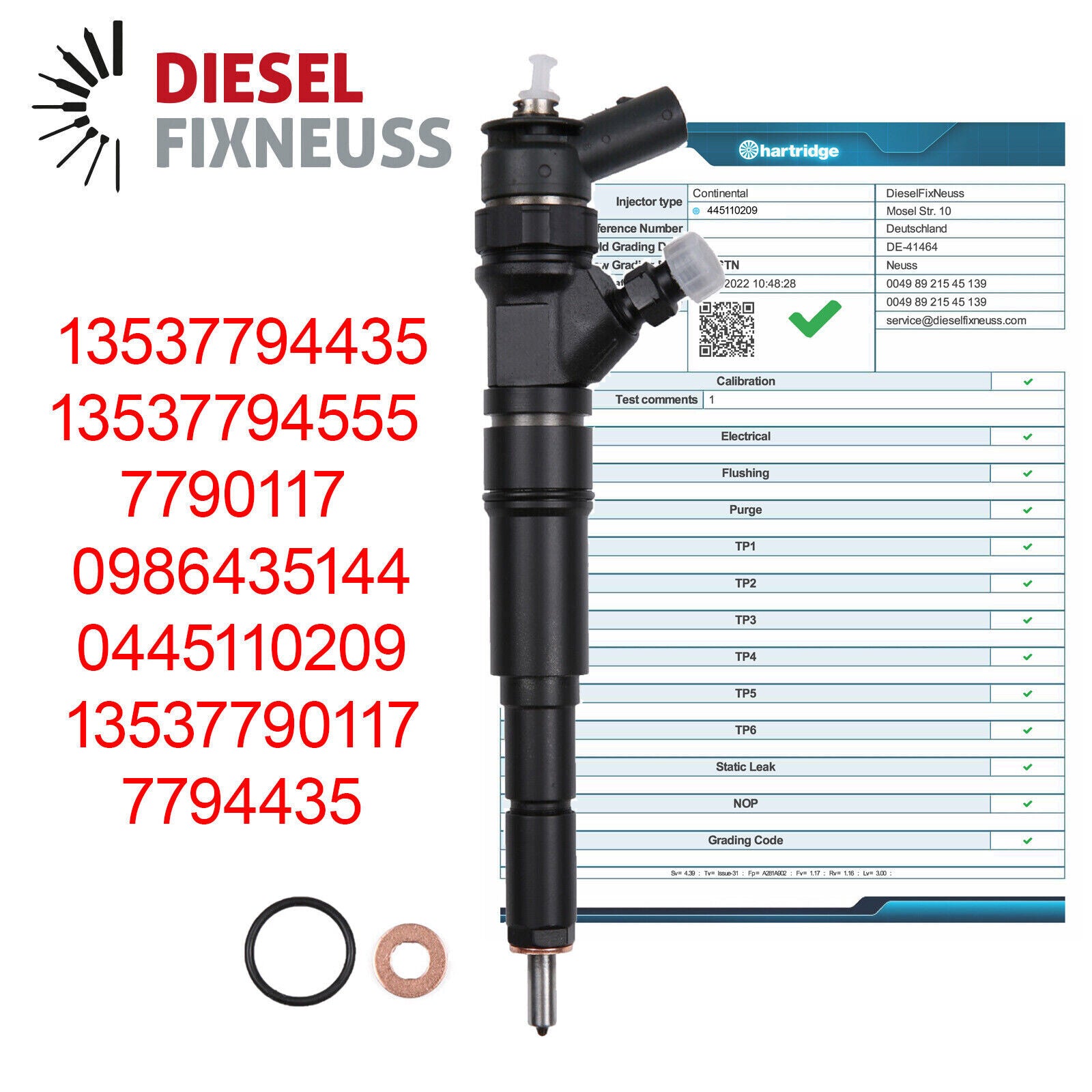 Bosch Einspritzdüse 0445110209 Injektor 118 325 318 525d BMW 0986435144