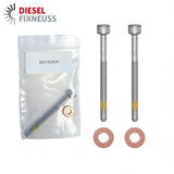 2x Zylinderschraube und 15×7.15×2.0 mm Dichtringe Einspritzdüse für Mercedes