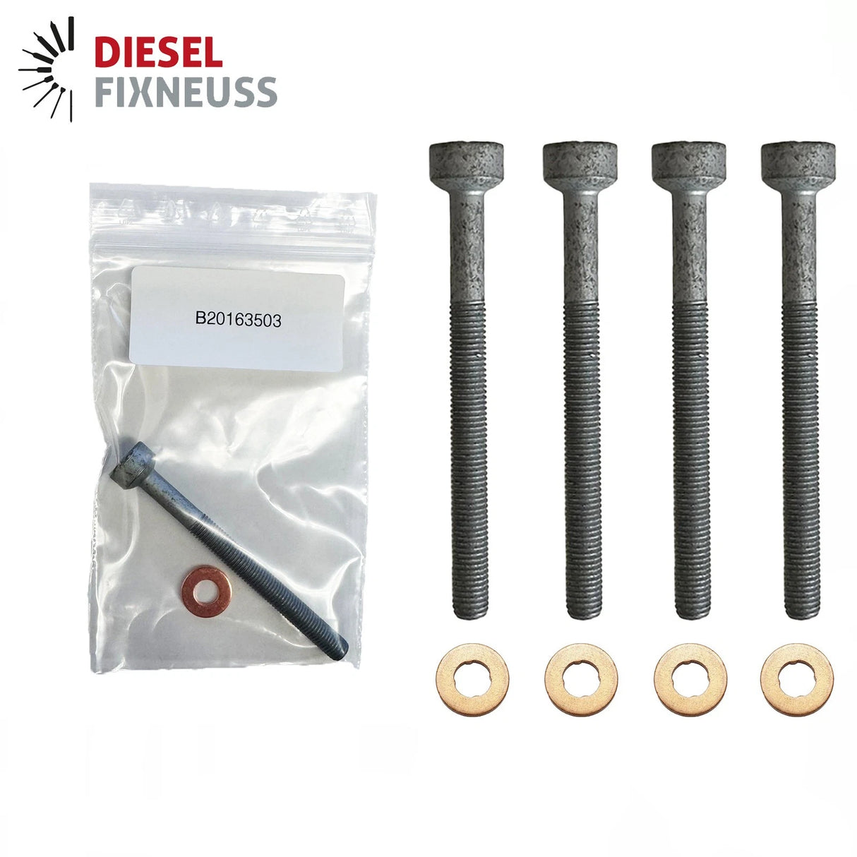 4x SCHRAUBE EINSPRITZDÜSENHALTER +15×7.15×1.5 mm DICHTRING FÜR MERCEDES