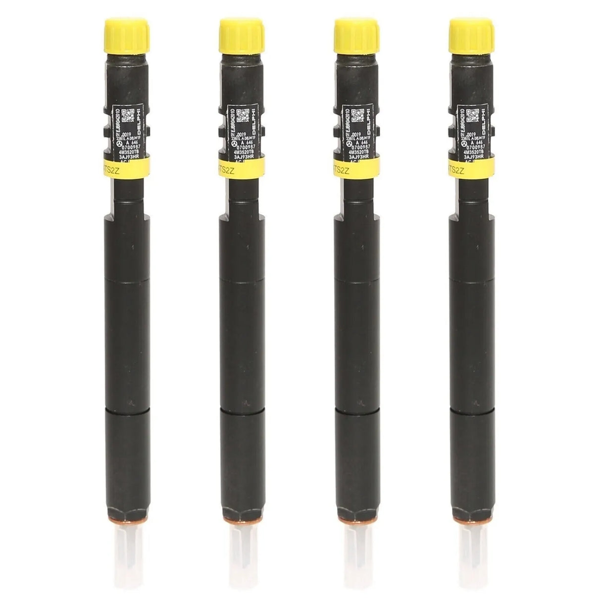 4x xEinspritzdüse DELPHI Mercedes C/E 200 220 CDI EJBR04201D A646070098