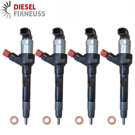 4x DENSO Injectors R2AA 13H50 for Mazda 2.2 MZR-CD/D engines (2008-2014) with test report. Compatible with Mazda3, Mazda6 and CX-7 models, 92-136 KW.