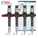 4x Mazda 6 Einspritzdüse Denso Rf8G13H50 Original 2.0D 140 PS 2009