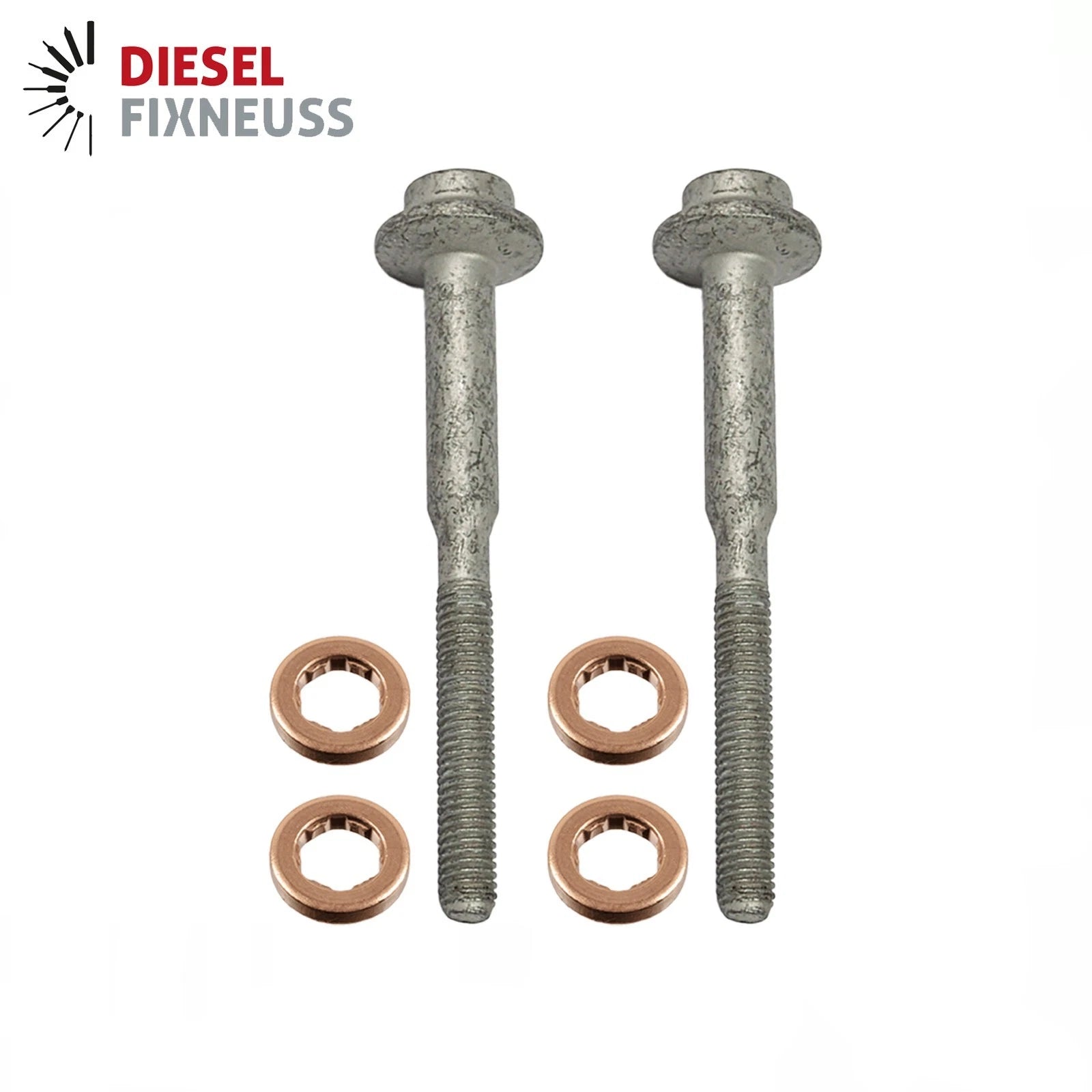 2x Dehnschrauben WHT003187 und 13×7.7×2.5 mm Kupferdichtring 1.6 TDI