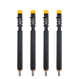 4x Delphi EJBR04501D fuel injectors for SsangYong 2.0 XDi engines, incl. test report. Compatible with Actyon, Kyron, and Rexton models (2005–2015). OE ref: A6640170121.
